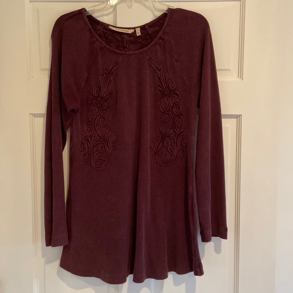 Soft Surroundings Long Sleeve Tunic Top Small